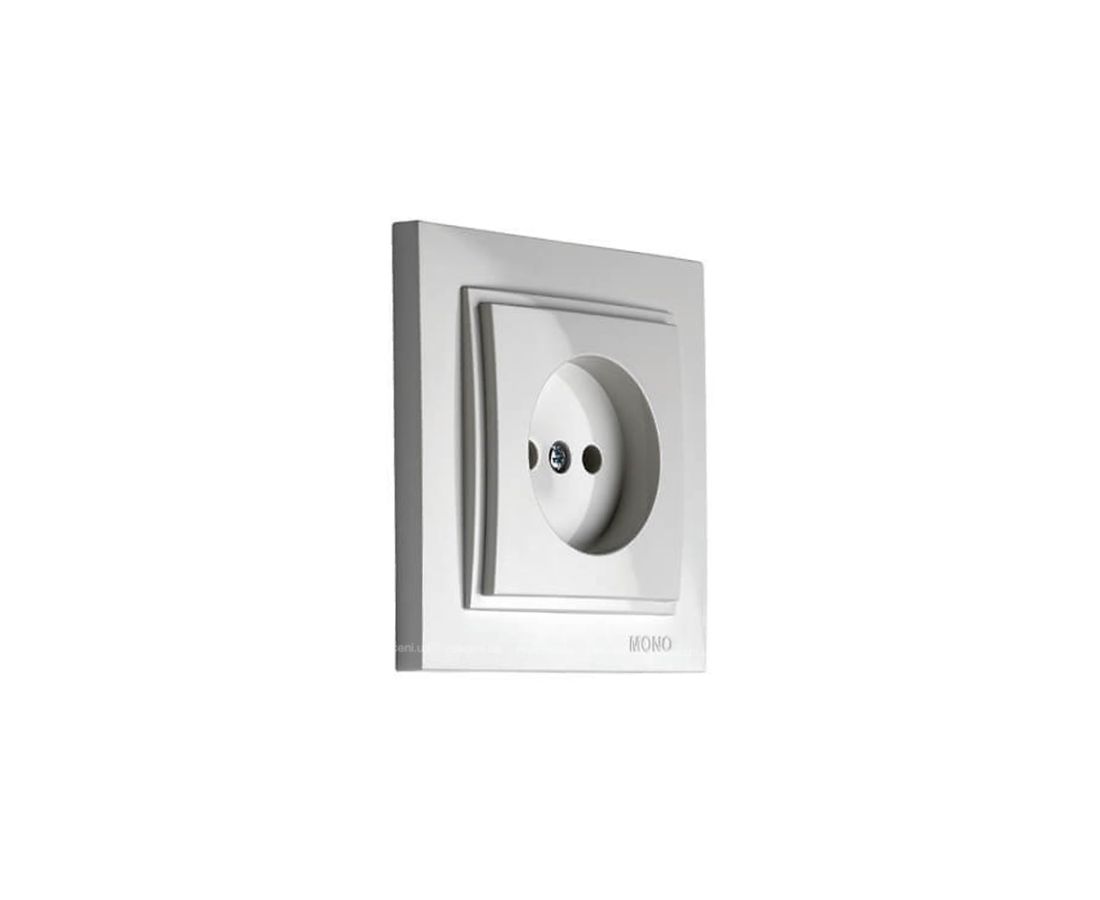 როზეტი ერთიანი DESPINA Silver - 102-212122-116 — როზეტები და ჩამრთველები